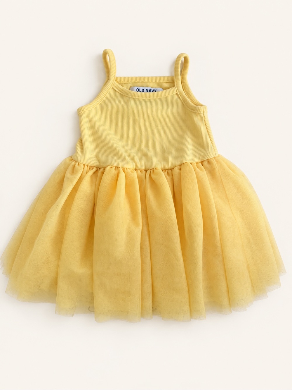 Old Navy Yellow Tulle Tank Dress